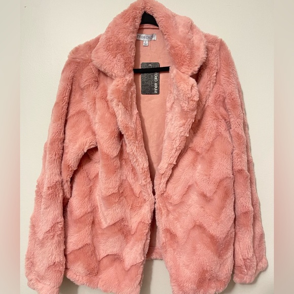 Pink Fall/Winter Fur Jacket - Picture 3 of 4